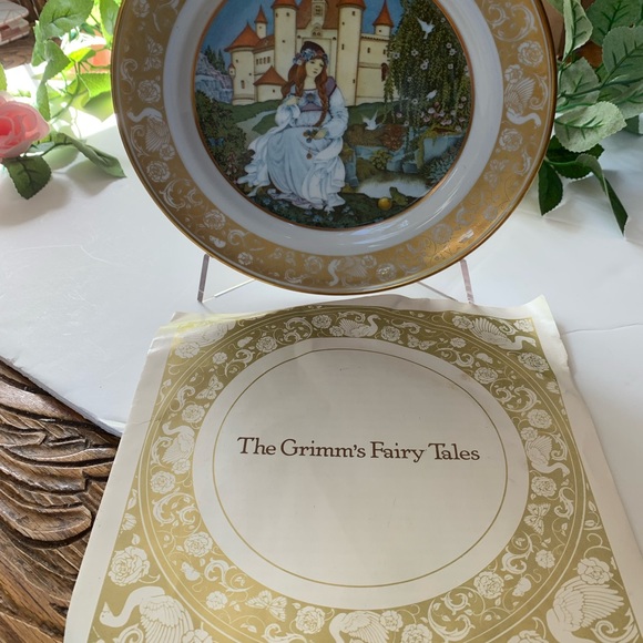 The Frog prince Vintage Plate Grimms Fairytales 1978 RARE. - Picture 3 of 6